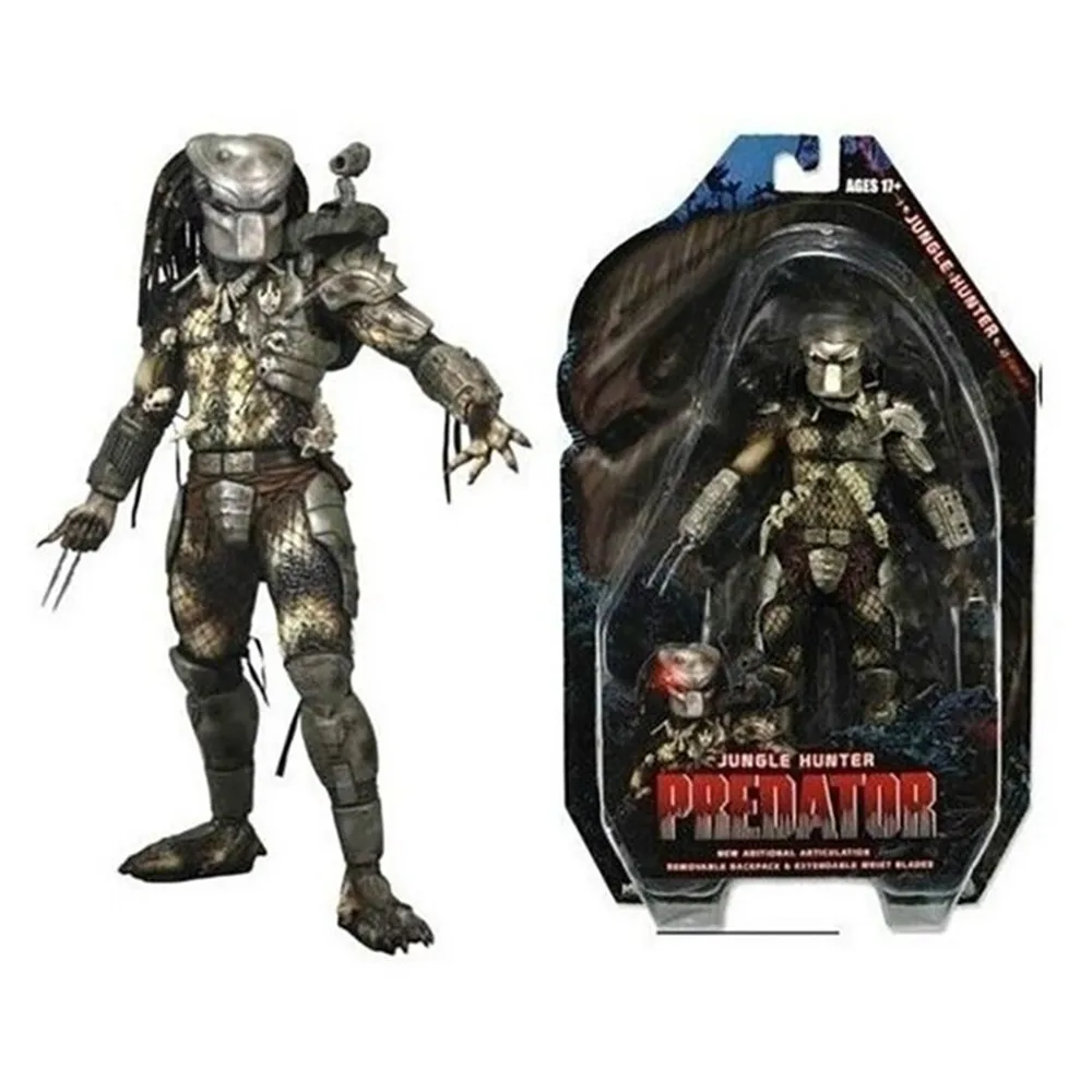 Шт. 1 шт. NECA 25th юбилей Классический Хищник рисунок джунгли Охотник ПВХ фигурку