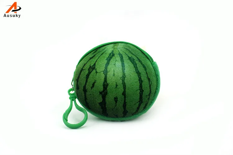 Маленький кошелек с застежкой из серии фруктов и 3D-принтом милый 40 для мелочи