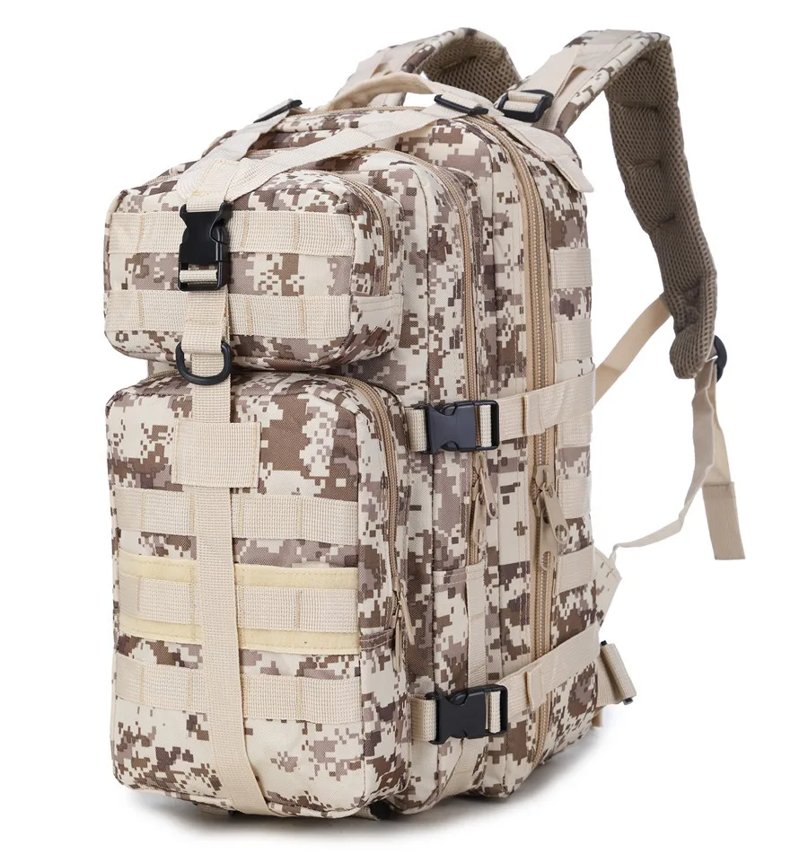 

Outdoor Hiking Camping Hunting Molle 3P Military Tactical Backpack 35L Rucksack Assualt Pack Mochila Camouflage Bag
