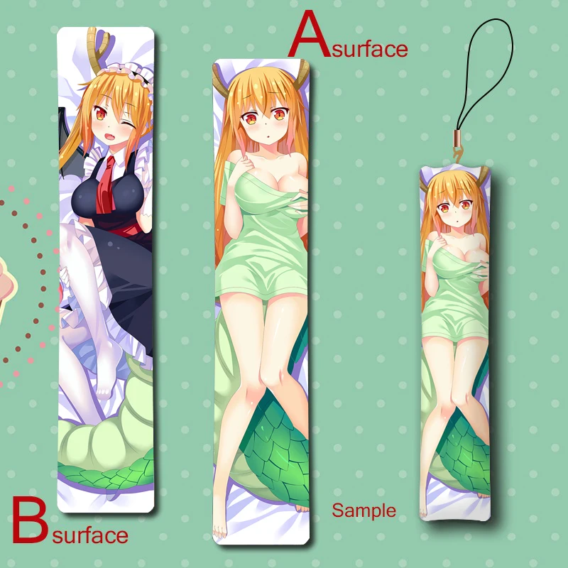 

Кобаяши: спешлы Tooru в виде милого героя аниме мини Dakimakura брелок-подушка с орнаментом телефон ремень в подарок
