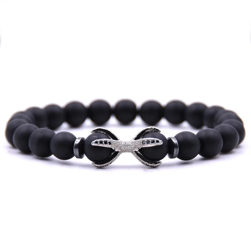 Коготь Дракона медные Подвески для мужчин браслет натуральный бронзит камень