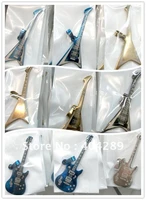 free shippingwholesale mixed lots 50pcs stainelss steel guitar pendantsz016