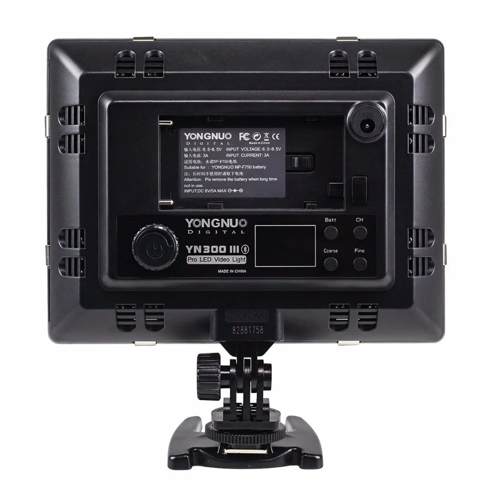Чехол Yongnuo YN300 III 3200K 5500K Pro со светодиодной подсветкой и жесткой батареей для DSLR