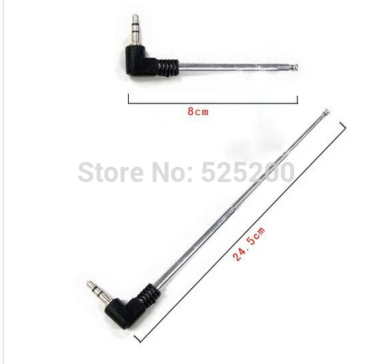 

10pcs Digital speaker MP3 stereo FM radio whip antenna for 3.5 interfaces radio Free shipping