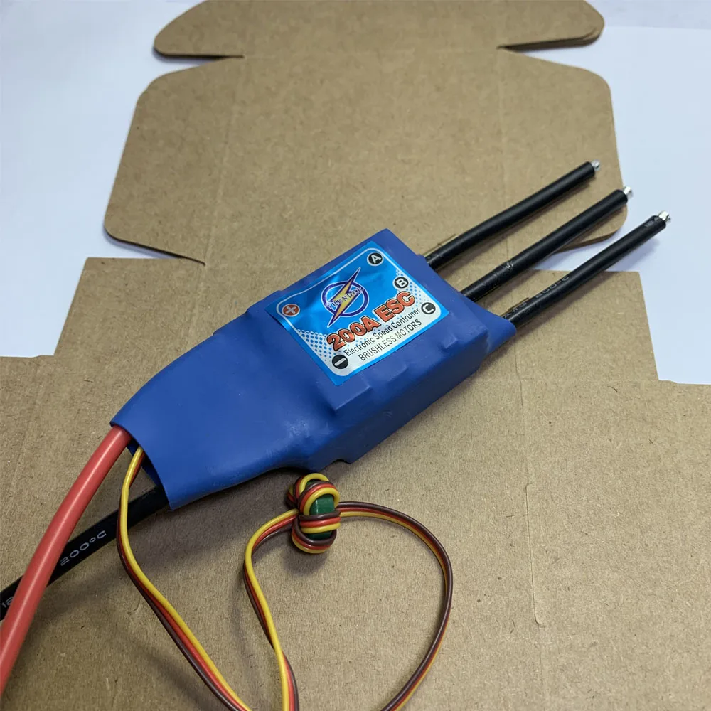 200A Швейцарский бесщеточный двигатель WaterCool ESC 5A 5V BEC 3 6S система водяного