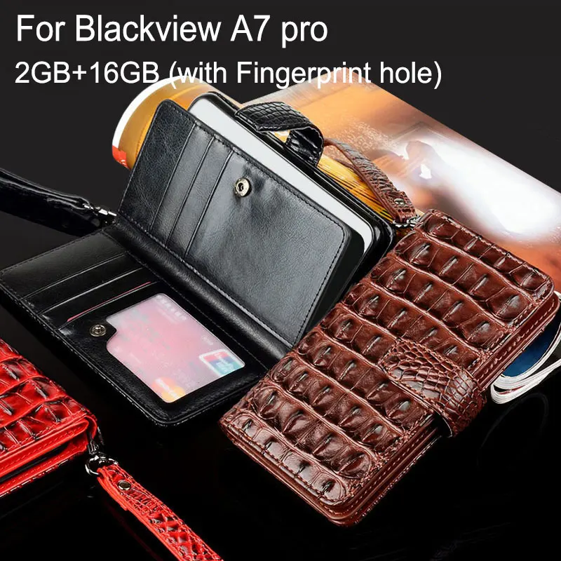 Для Blackview A7 Pro чехол Роскошный крокодиловый Змеиный кожаный кошелек для телефона