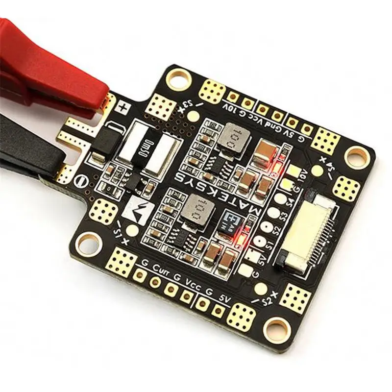 Matek FCHUB 6S Hub распределительная плата питания 5 В и 12 BEC Встроенный датчик тока 184A для
