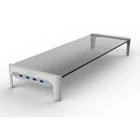 Подставка для настольного монитора, ноутбука, нескользящая, 4 порта, usb-хаб дюйма, с функцией быстрой зарядки, 501L