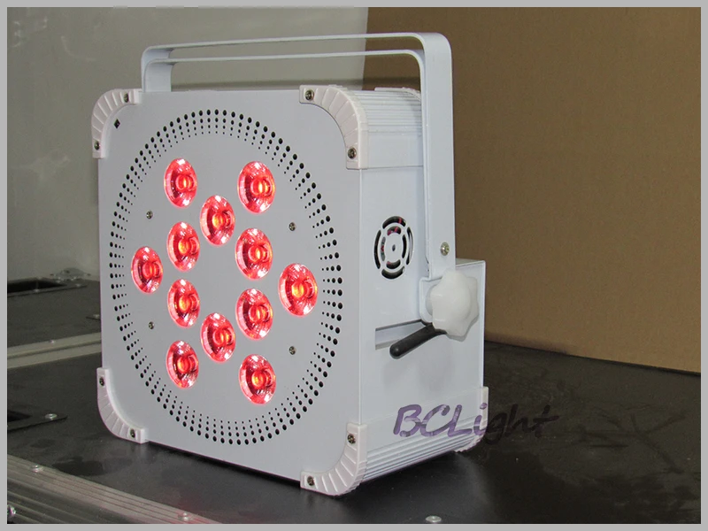 Свадебная перезаряжаемая Беспроводная батарея DMX 6 в 1 RGBWAUV 12*18 Вт Светодиодная