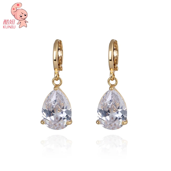 Серьги подвески с фианитами KUNIUCubic|drop earrings|earrings dropscubic zircon earrings |