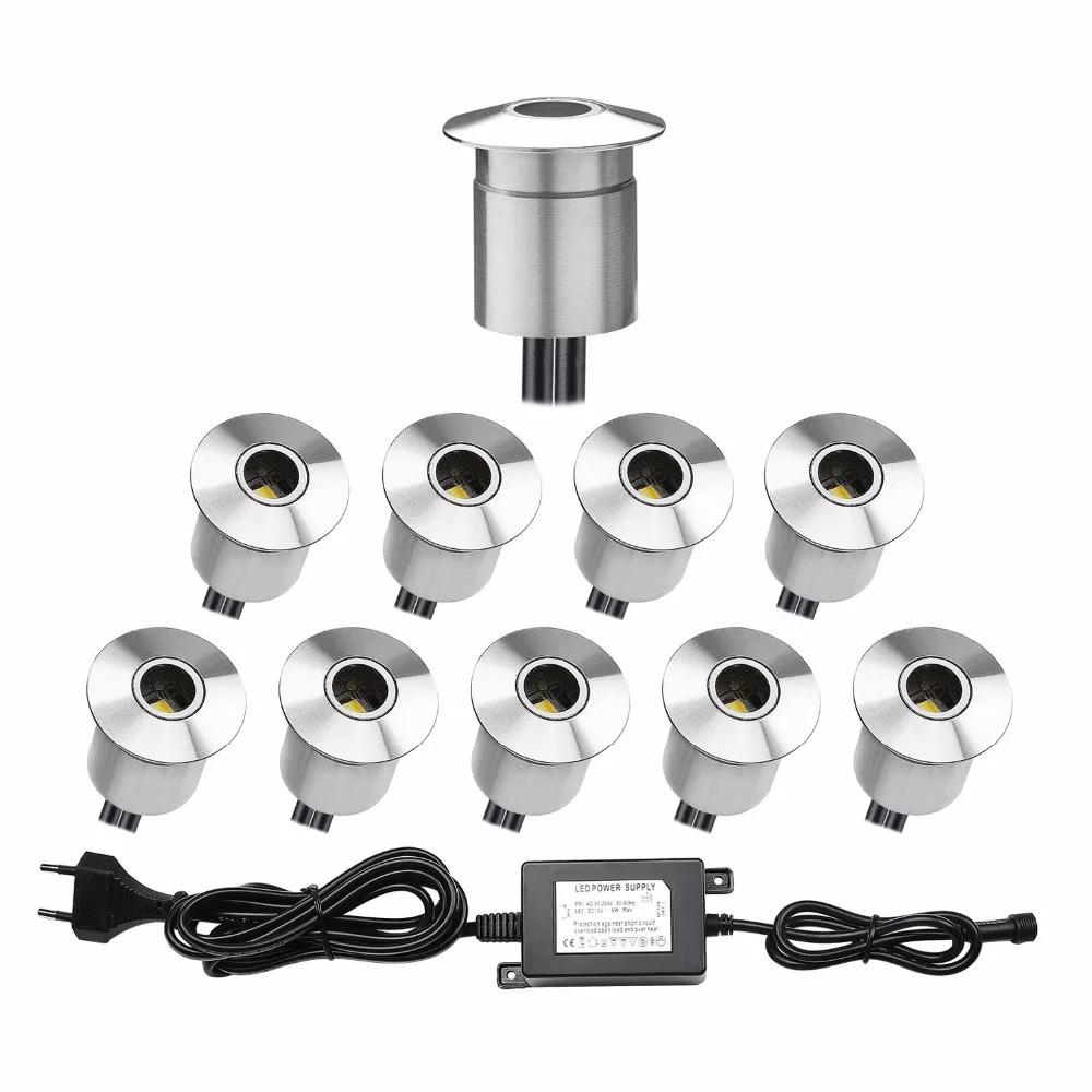 Встраиваемые 0.6 Вт свет пола для сада Наружное освещение Водонепроницаемый IP67