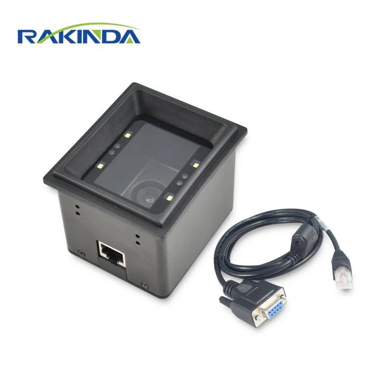 

Rakinda High Quality 2D Fixed Mount Barcode Scanner Reader RD4600 RS232 USB For Kiosk or Turnstile