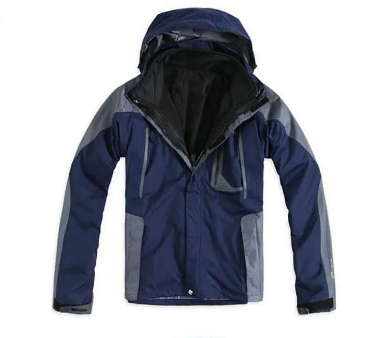 outdoor sports autumn winter clothing men hooded jacket ice skiing camping climbing breathable jackets removable liner (C002) | Спорт и