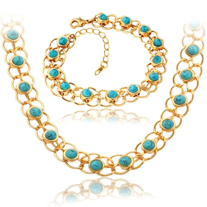 Женский браслет Kpop с цепочкой из натурального камня золотого цвета S513|chain set|set for