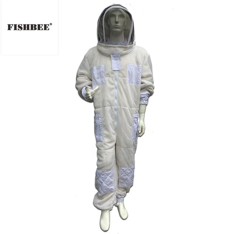 Трехслойный Воздухопроницаемый костюм для пчеловодства защитная одежда сетка с