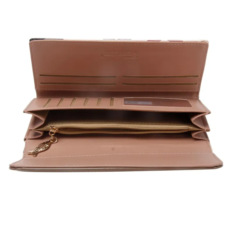 Высокое качество женские длинные кошельки новинка 2017 модный дизайн держатель