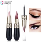 1 шт., набор для макияжа Hengfang 2 в 1, водостойкая блестящая золотистая и белая подводка для глаз, набор карандашей
