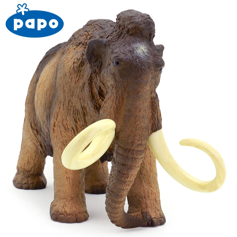 Papo дикие животные планеты модель мамонта ручная работа животное модель|animal model|wild