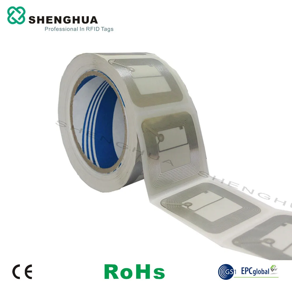 

2000pcs/roll Support Print LOGO On One Side RFID HF Passive Label Sticker Roll Self Adhesive Tag