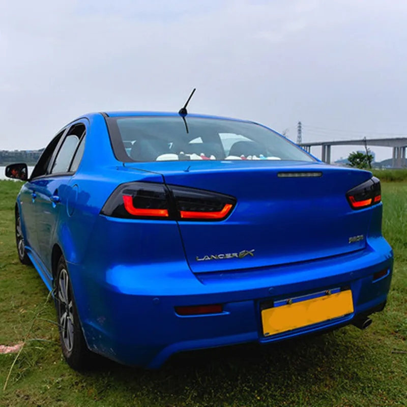 Автомобильный задний фонарь для Mitsubishi Lancer 2009 2015 Светодиодная лента DRL тормоз парк