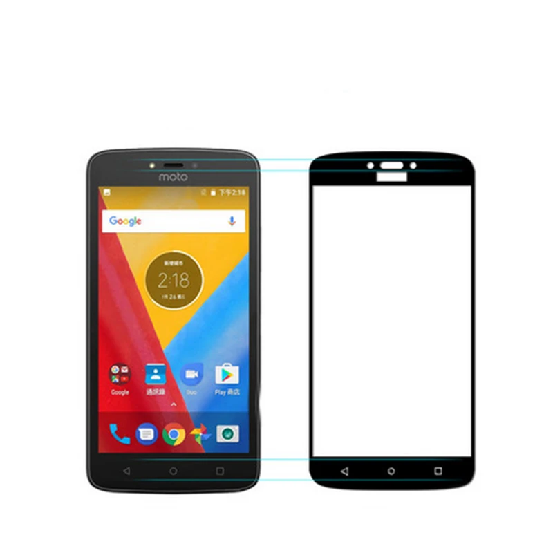 2.5D красочное закаленное защитное покрытие для экрана 9H полное стекло Motorola G5 G5S Plus
