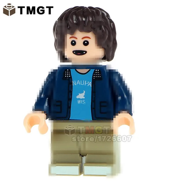 WM6064 Marshmellow блоки игрушка DJ Doctom Фредди Меркурий Доктор Кто странные вещи Rip Hunter строительные блоки подарки для детей - Цвет: Светло-розовый