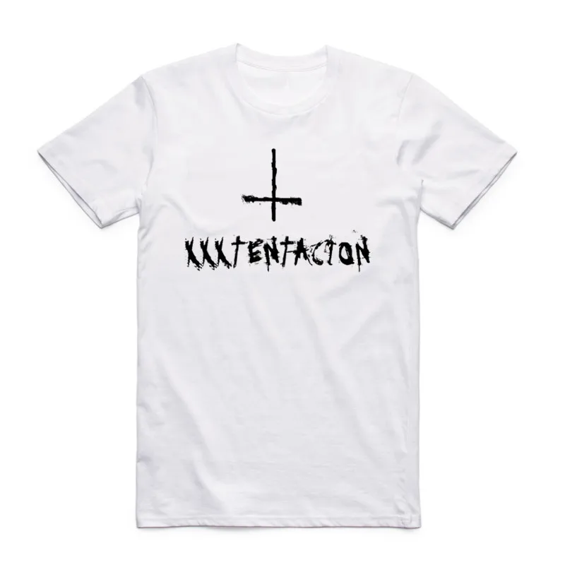 Футболка в стиле хип хоп с принтом рэпера Xxxtentacion модная повседневная футболка