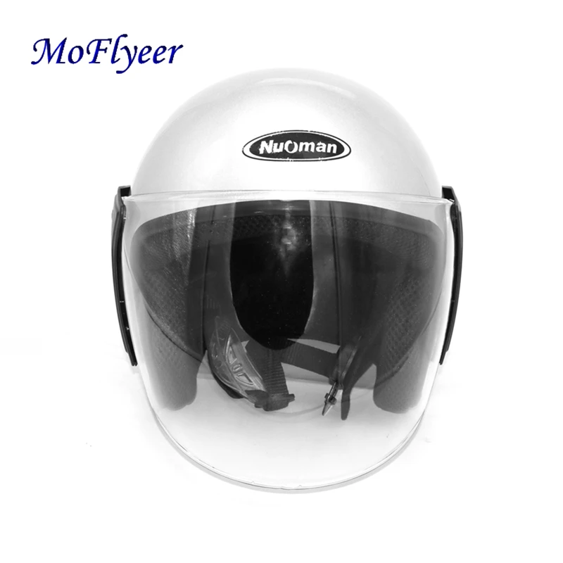 

Мотоциклетный шлем MoFlyeer с открытым лицом, винтажные шлемы с двойными линзами