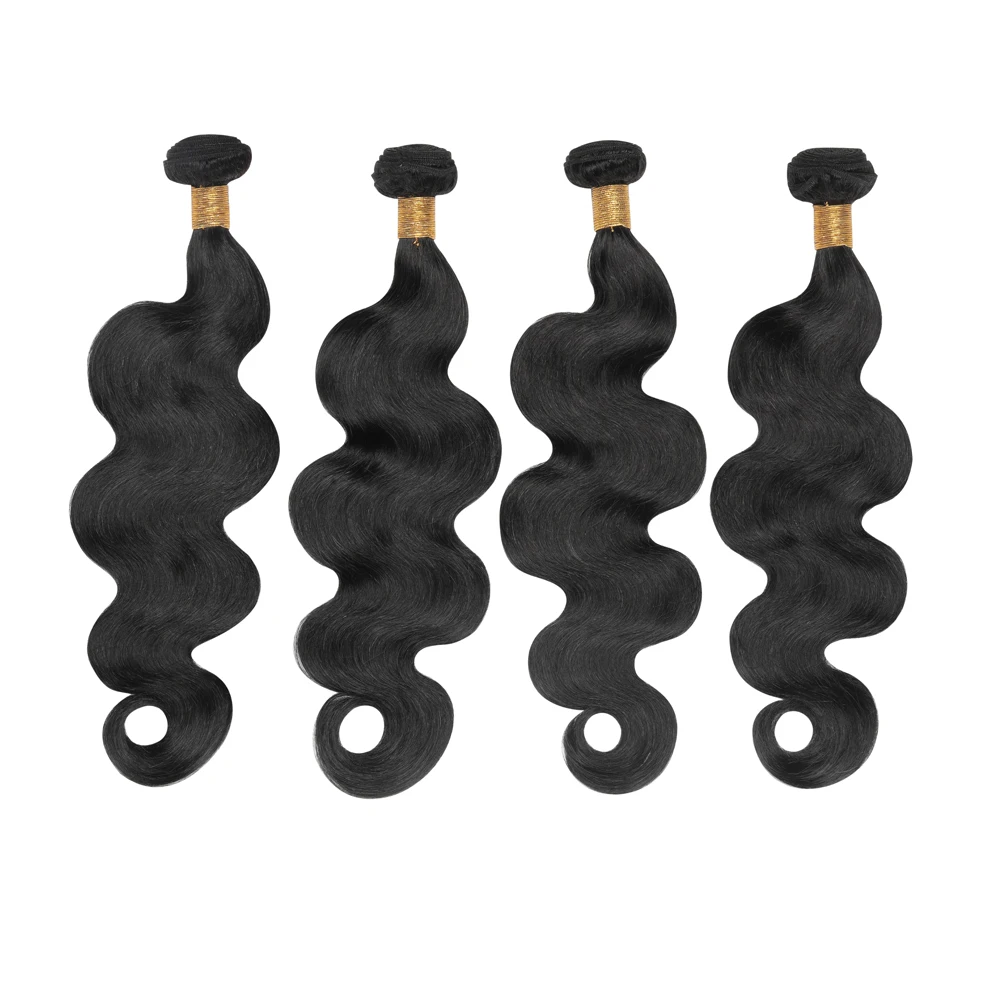 Newness Hair Brazilian Body Wave 1/3/4 Bundles 8-30 Inch Remy Natural Color 100% Human Free Shipping | Шиньоны и парики