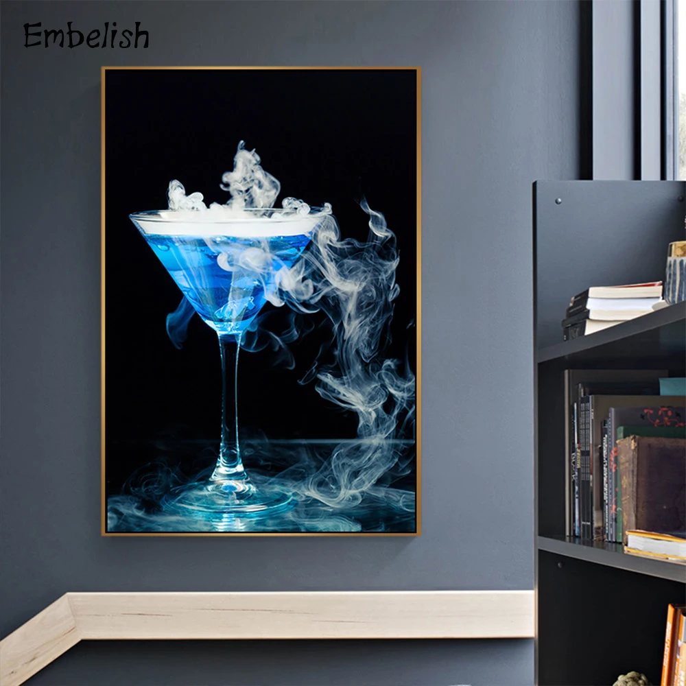 Embelish 1 шт. стекло со льдом красивые настенные плакаты для гостиной HD Печать на