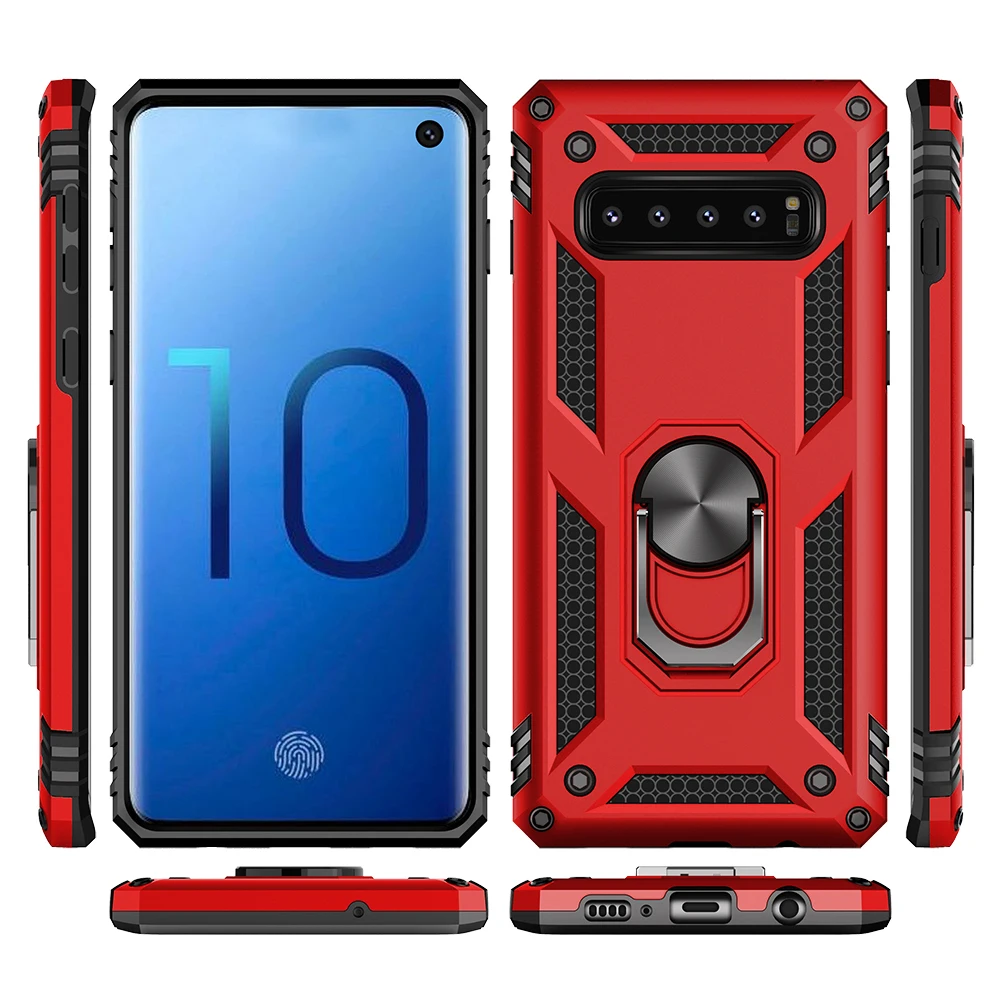 Сверхпрочный противоударный армированный чехол для Samsung Galaxy S20 S10 S9 S8 A6 A8 J4 J6 Plus 2018