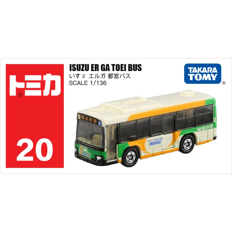 Takara Tomy Tomica металлическая модель модели автобуса игрушечные автомобили