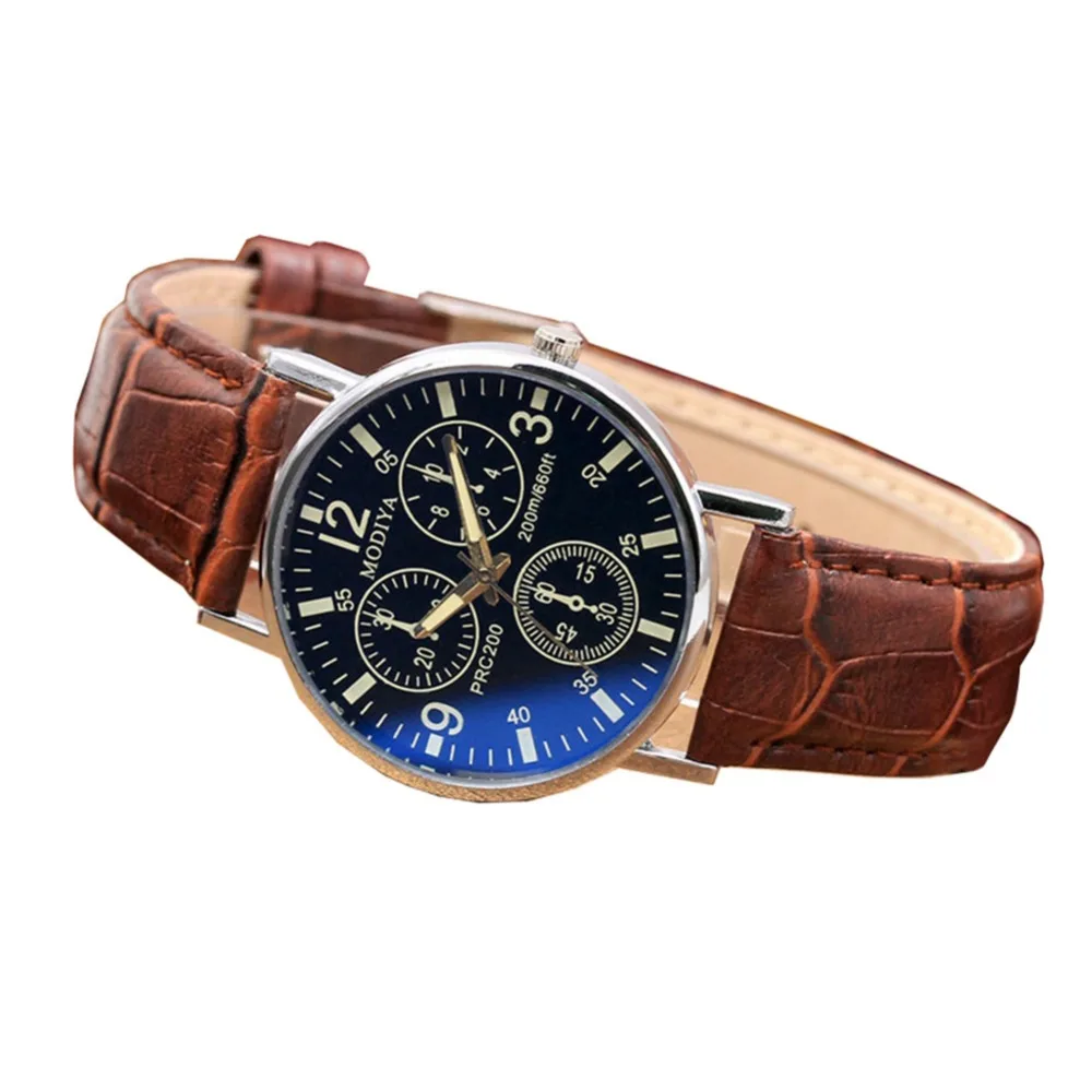 Current Design Leather Band Watches Men Top Brand Relogio Masculino 2019 New Mens Sports Casual Quartz Wrist M-123 | Наручные часы