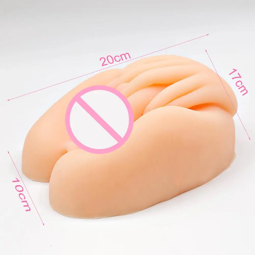 Силиконовый Мужской мастурбатор чашка большой силиконовый зад Вагина секс куклы