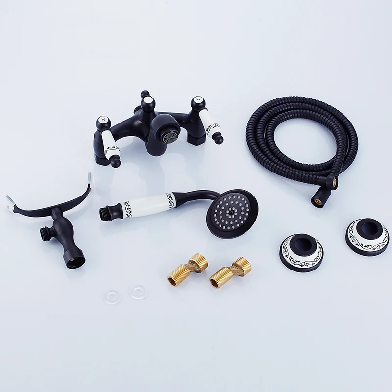 Настенный смеситель для душа в ванную комнату насадка масляный резиновый