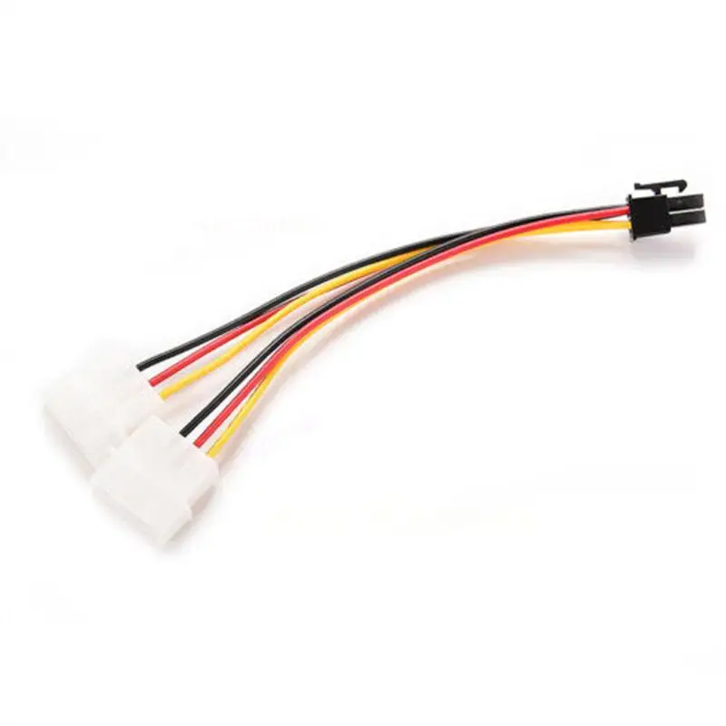 Cewaal высокое качество 4 Pin Molex IDE до 6 PCI-E графическая карта питания кабель адаптер