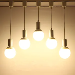 Подвесной светильник с держателем E27, потолочный светильник с регулируемой направляющей для торгового центра, выставки, магазина одежды