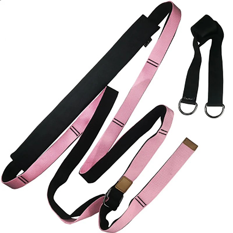 3.8cm Pink 3,8 см/4 см* 3,5 м эластичный пояс для йоги раздельные ноги Йога балет регулируемый пояс Calisthenics обучение для гимнастики фитнеса дома аксессуары F - Цвет: 3.8cm Pink