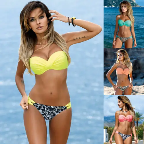 

Women Push Up Bikini 2019 Sexy Print Swimwear Female Brazilian Swimsuit Bathing Suit Swimming Costume Biquini Beachwear