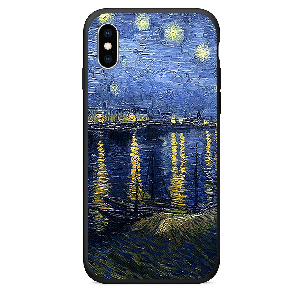 Soft TPU Colorful Cover Back Protective for iphone xr case Pattern Phone Case 6 8 5se cases |