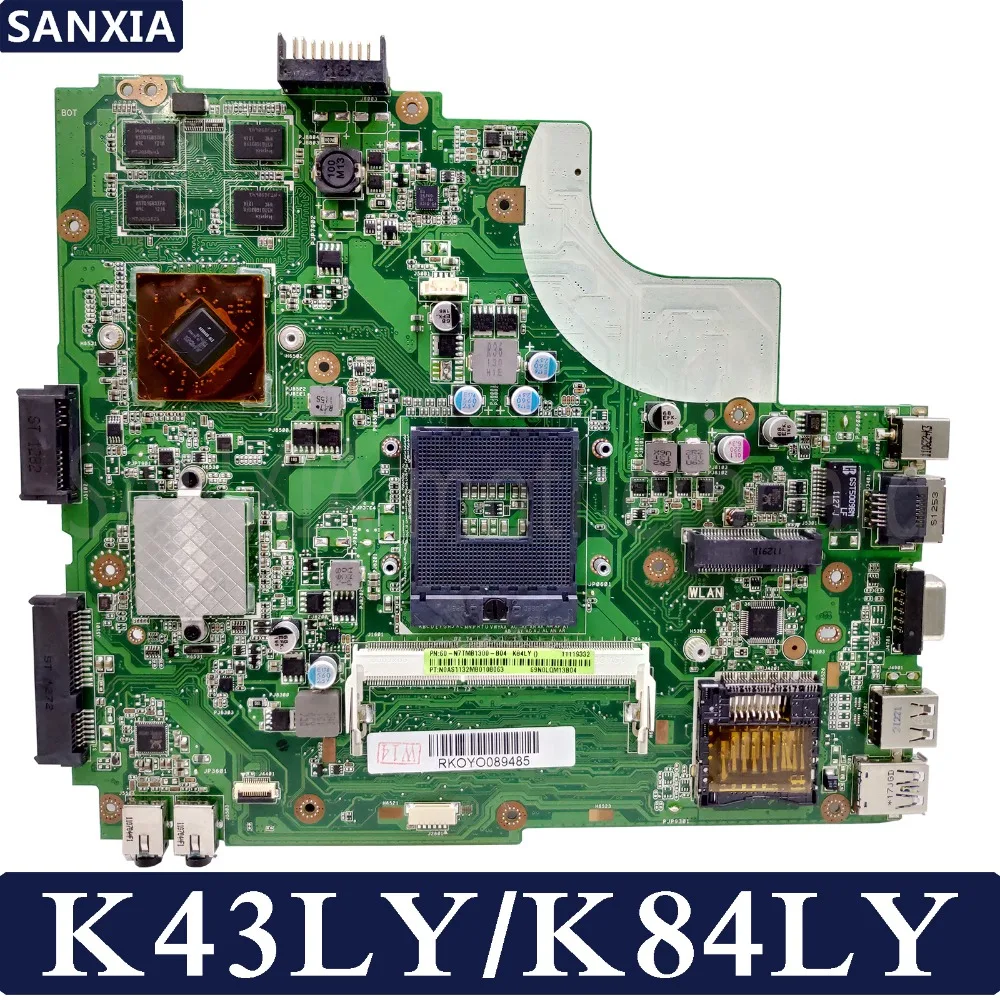 KEFU K43LY материнская плата для ноутбука ASUS K84LY K43L оригинальная AMD 1GB|Компьютерные
