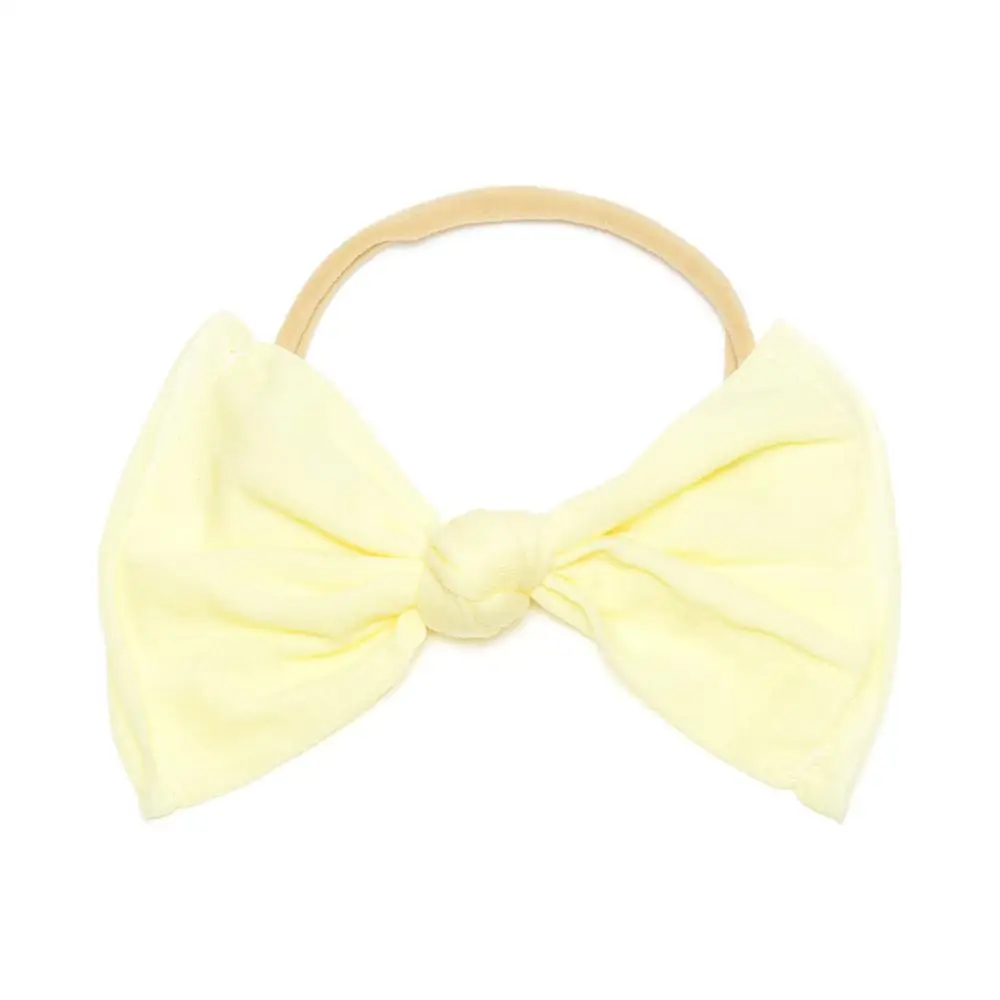 Baby Bow Headband Knotted Bows Newborn Hair Bands Infants Headwear accessories for Girls 27 Colors JFNY130 | Детская одежда и