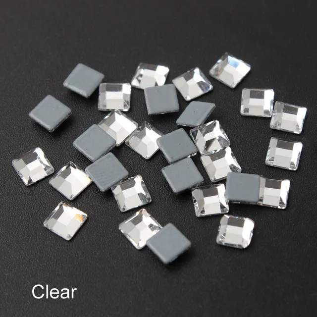 NEW! AAA Grade High quality Crystal Clear 30/100pcs 30 shape hot-fix/glue on Rhinestone for Nail art garments Free shipping | Дом и сад