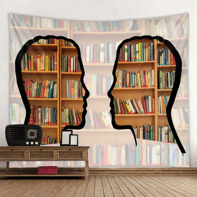Аккуратная книжная полка Красивая МАНДАЛА ГОБЕЛЕН настенный пляжное полотенце, домашний декор Гобелены гостиная спальня диван одеяло