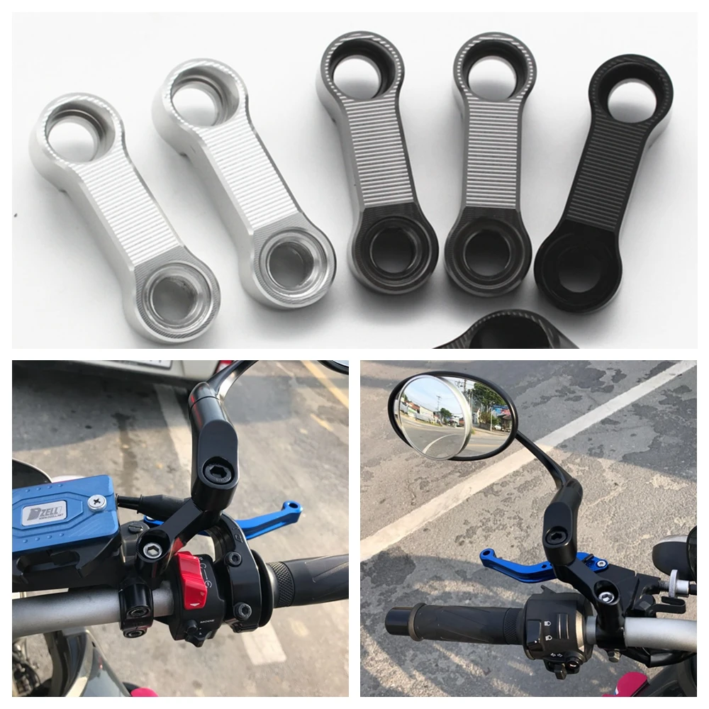 Универсальный удлинительный адаптер для зеркала с чпу M10 YAMAHA MT07 MT09 FZ6 FZ1N Fazer V max 1700
