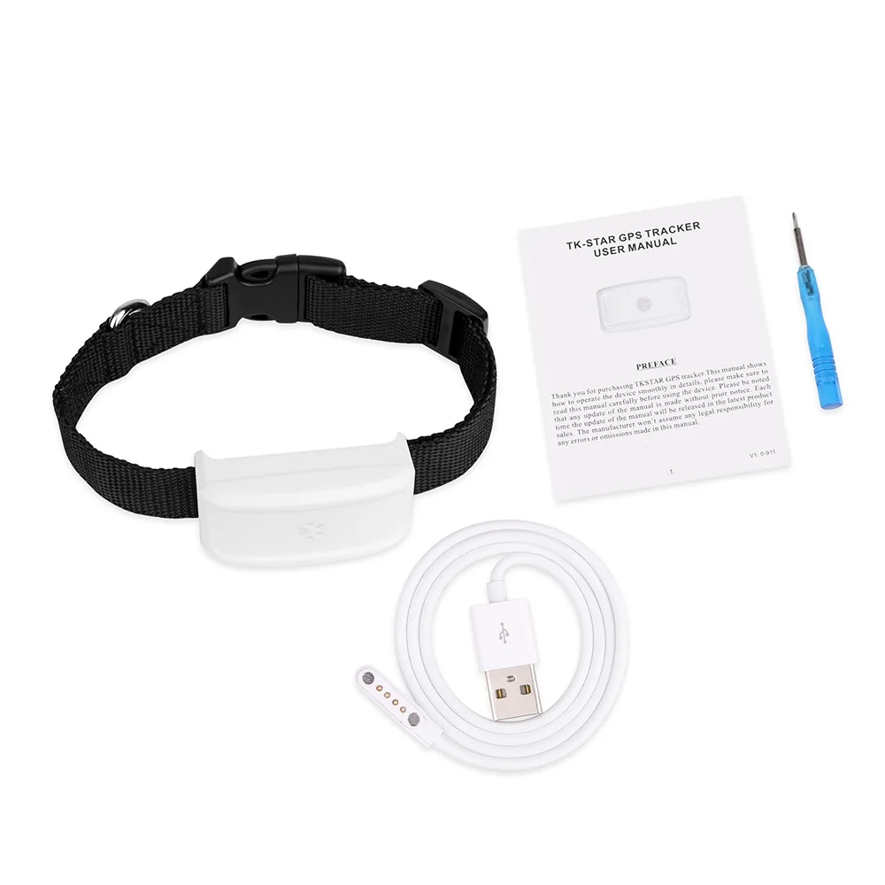 

GPS-трекер для домашних животных TKSTAR TK911, водонепроницаемый, IP66, 500 мАч