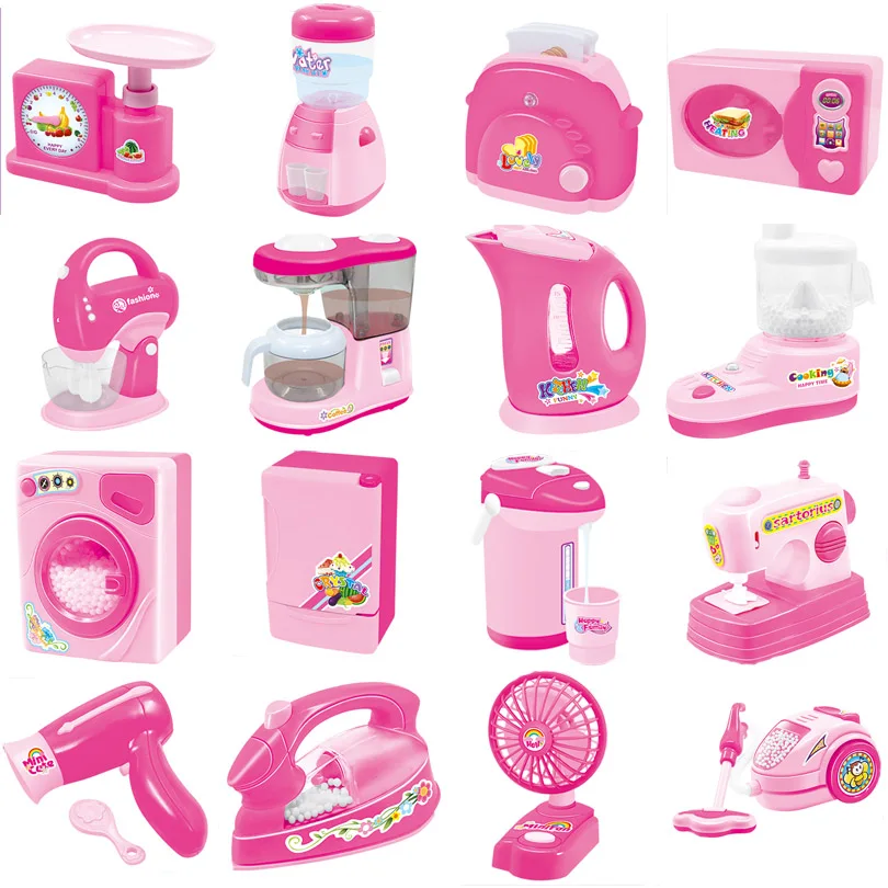 Домашний мини Приспособления претендует игрушки дети играют дома Кухня Набор