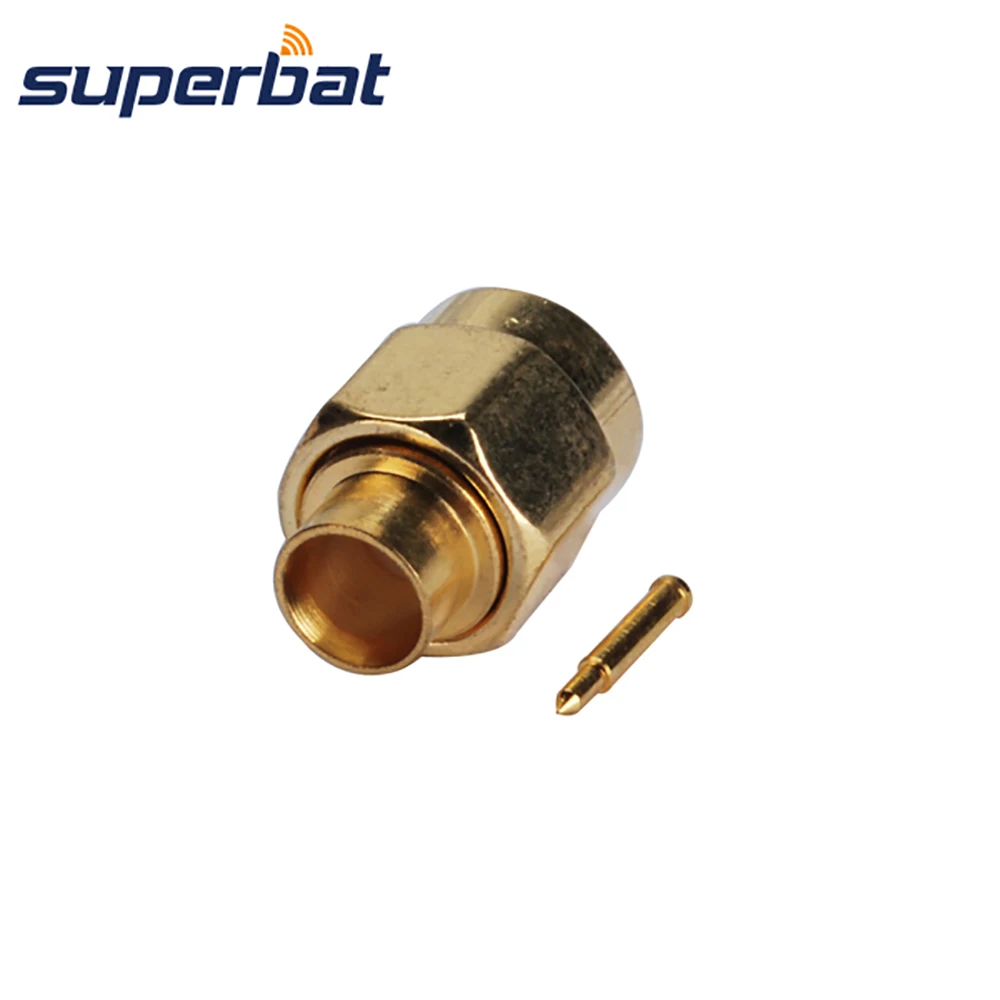 5 шт. штекеры SMA для полужесткого кабеля 141 дюйма RG402 RF|rg402 coaxial cable|male malemale plug |