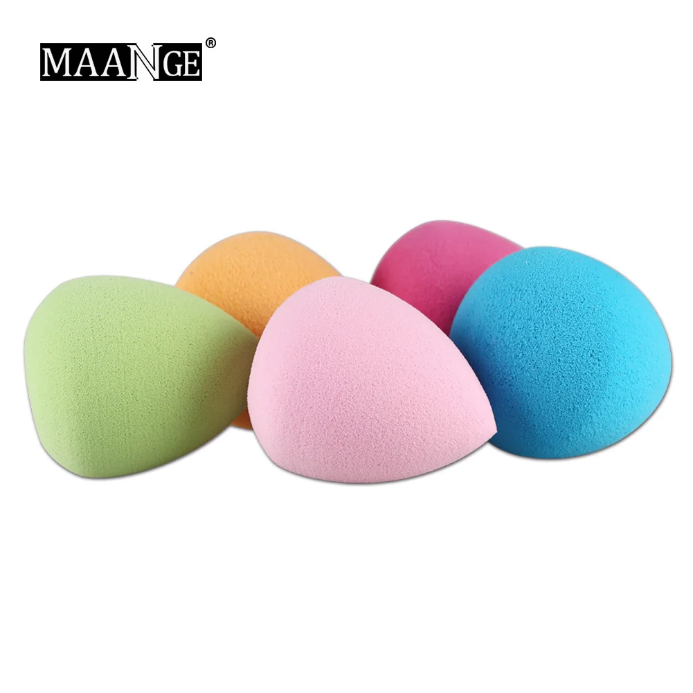 MAANGE 10Pcs/set Cosmetic Makeup Puff Foundation Sponge Powder Smooth Make Up Facial Beauty Tools Random Color |
