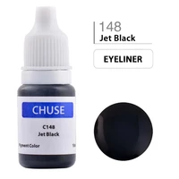 chuse permanent makeup ink eyeliner tattoo ink set eyebrow microblading pigment professional encre a levre 10ml jet black c148